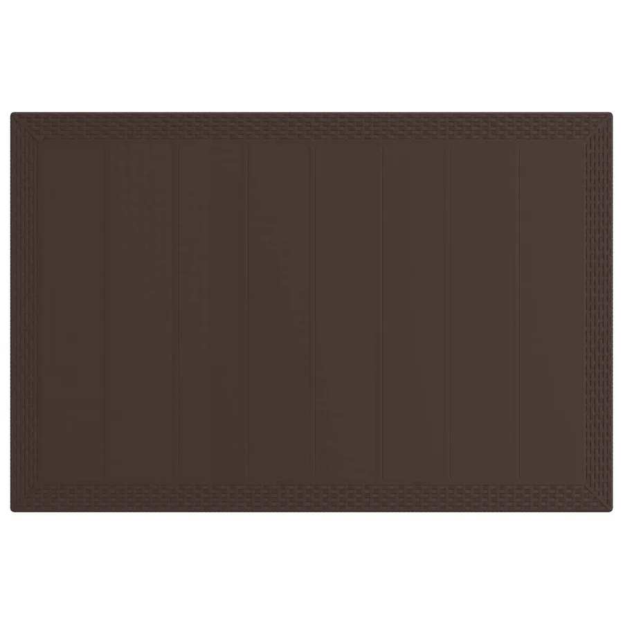 Ensemble de salle à manger pour jardin avec coussin 5 pcs PP - 7
