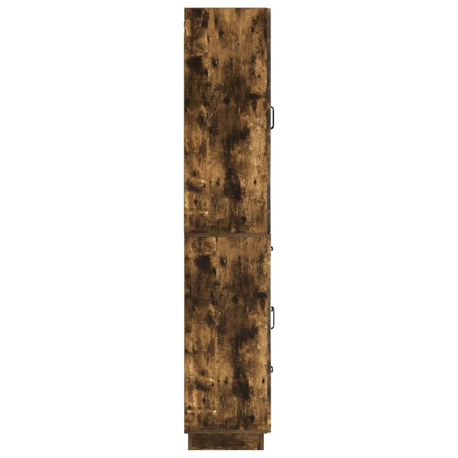 Ensemble de Meubles 2 pcs Chêne fumé Bois d'ingénierie - 6