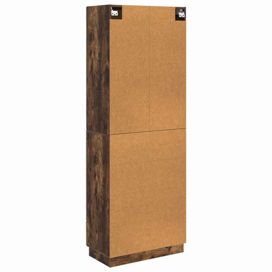 Ensemble de Meubles 2 pcs Chêne fumé Bois d'ingénierie - 7