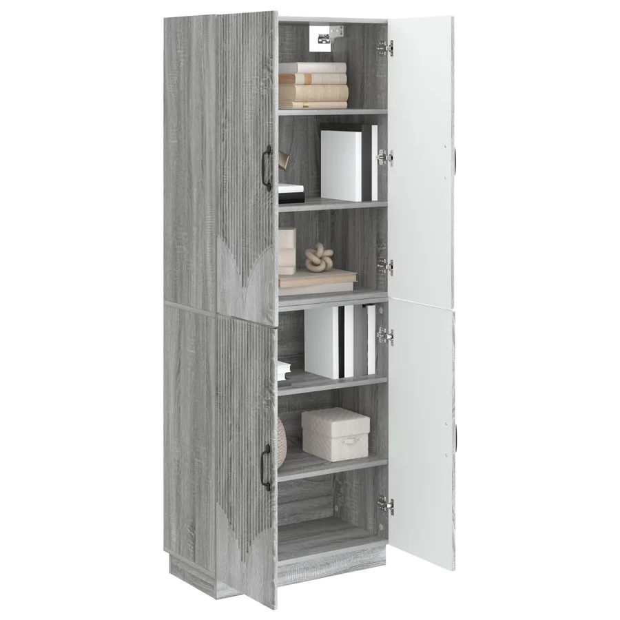 Ensemble de Meubles 2 pcs Sonoma gris Bois d'ingénierie - 3