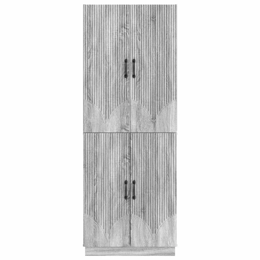 Ensemble de Meubles 2 pcs Sonoma gris Bois d'ingénierie - 5