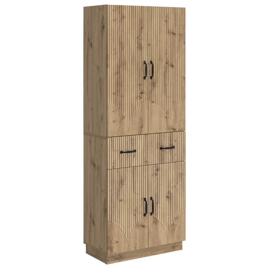Ensemble de Meubles 2 pc Chêne artisanal Bois d'ingénierie - 2
