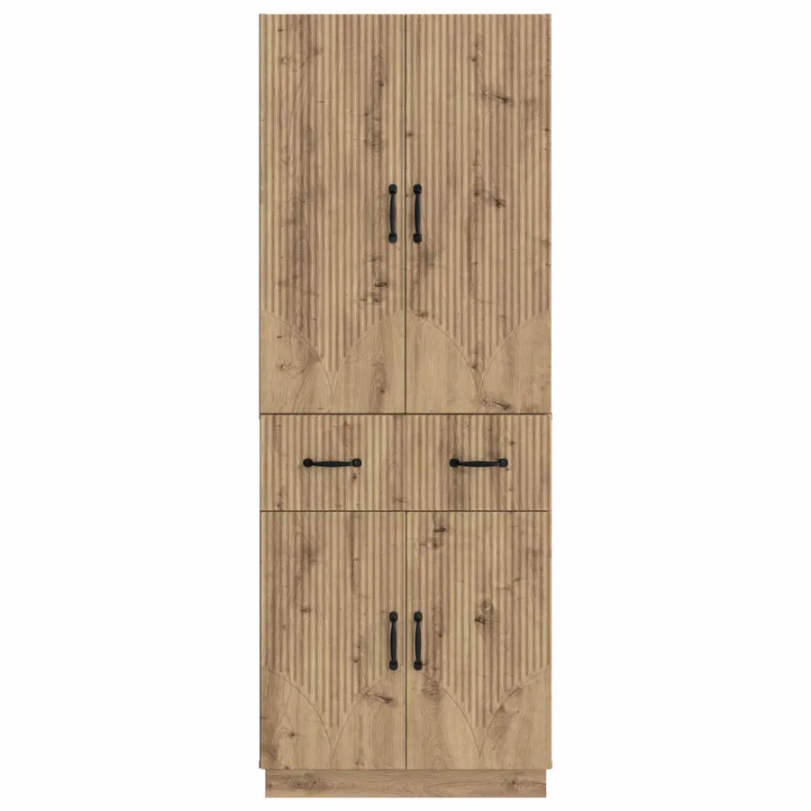 Ensemble de Meubles 2 pc Chêne artisanal Bois d'ingénierie - 5
