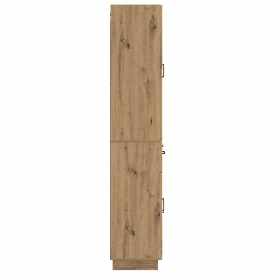 Ensemble de Meubles 2 pc Chêne artisanal Bois d'ingénierie - 6