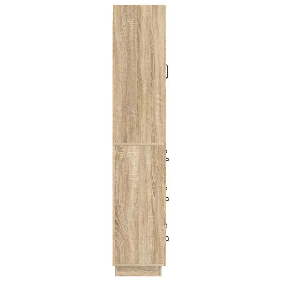 Ensemble de Meubles 2 pcs Chêne Sonoma 66 x 34,5 x 87 cm - 6