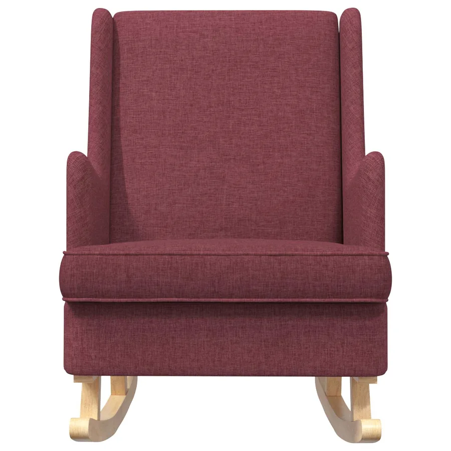 Chaise à bascule Bordeaux 62 x 80 x 85 cm tissu - 4