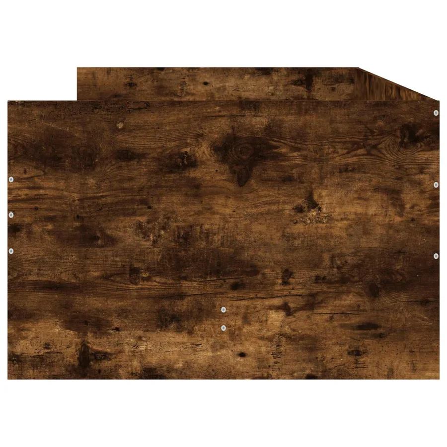 Cadre de lit avec rangement Chêne fumé 80 x 200 cm - 5
