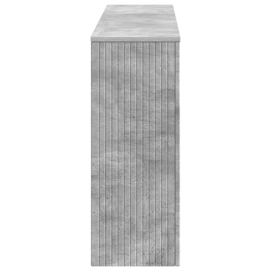 Table console Gris Béton 155 x 29 x 74 cm Bois d’ingénierie - 6
