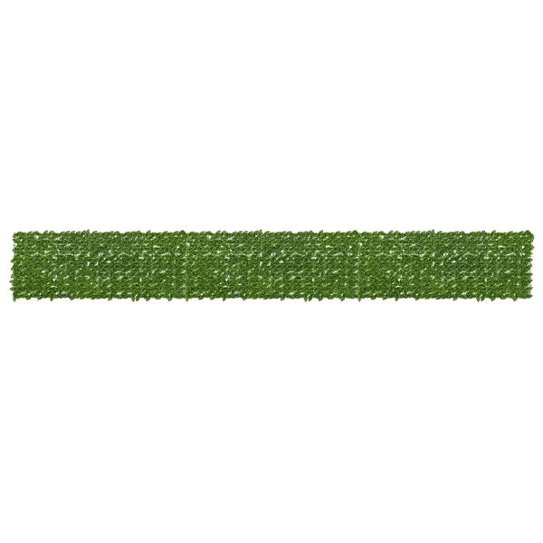 Écran de balcon avec feuilles Vert et jaune 600 x 75 cm