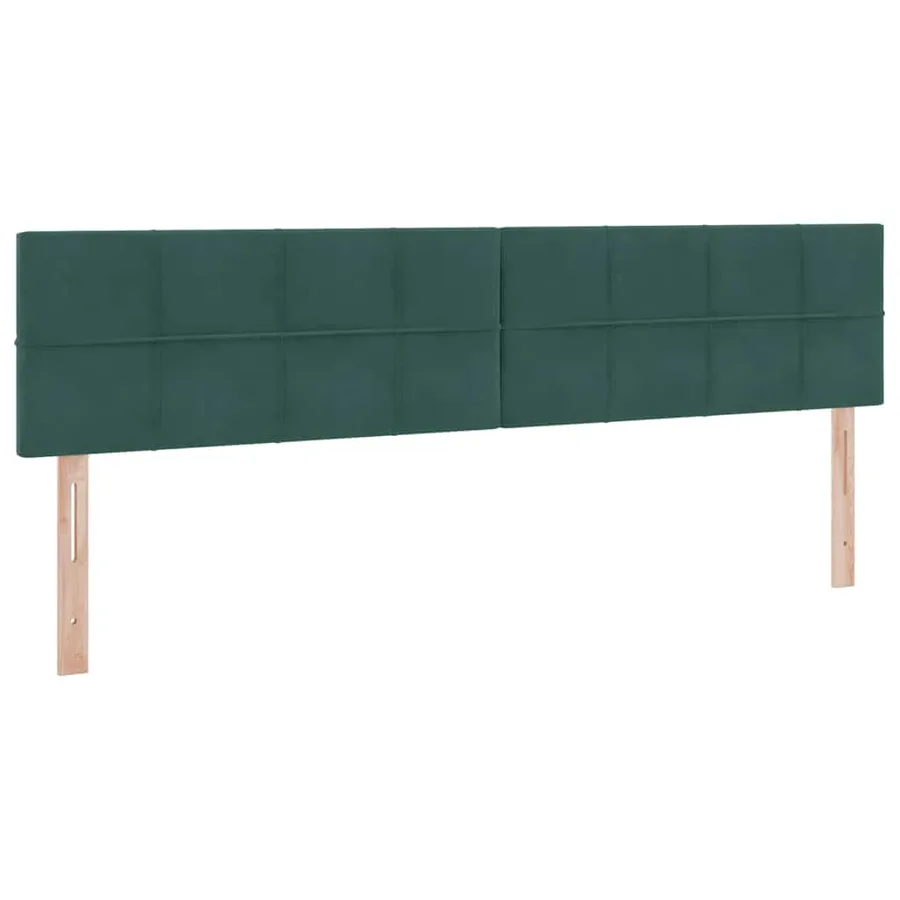 Lit de rangement LED avec matelas Vert foncé 200 x 200 cm - 10