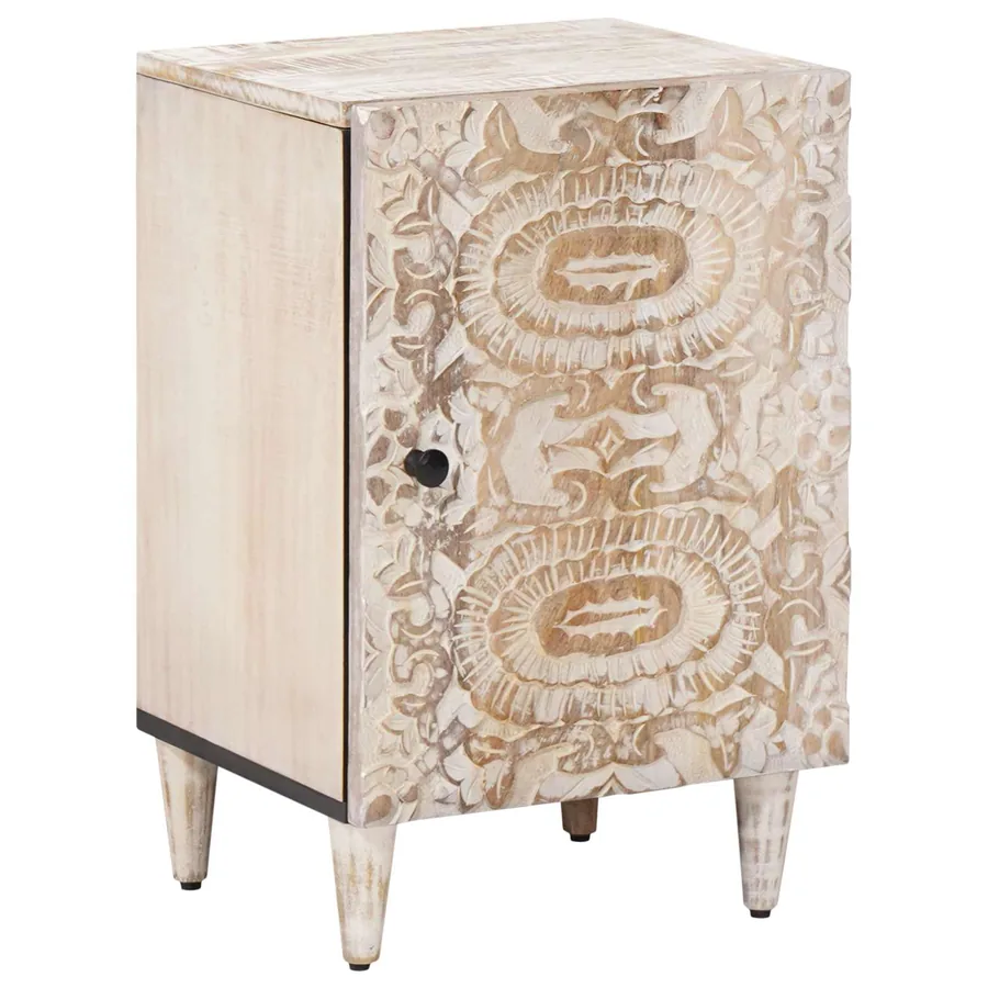 Armoire de salle de bain avec stockage Blanc 38 x 33,5 x 58 cm