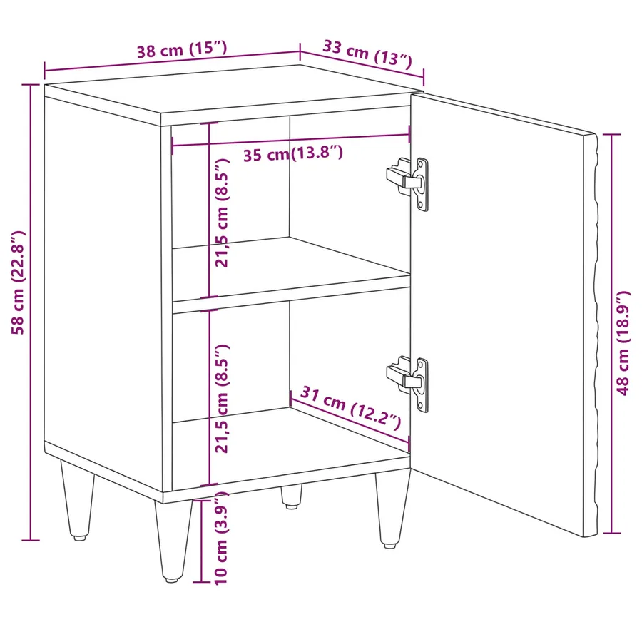 Armoire de salle de bain avec stockage Blanc 38 x 33,5 x 58 cm - 12