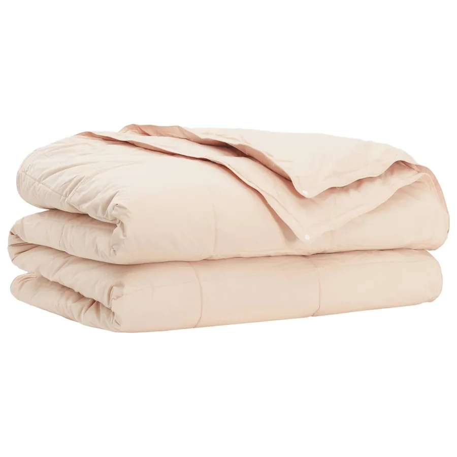 Couette Beige 220 x 260 cm Fibre de kapok