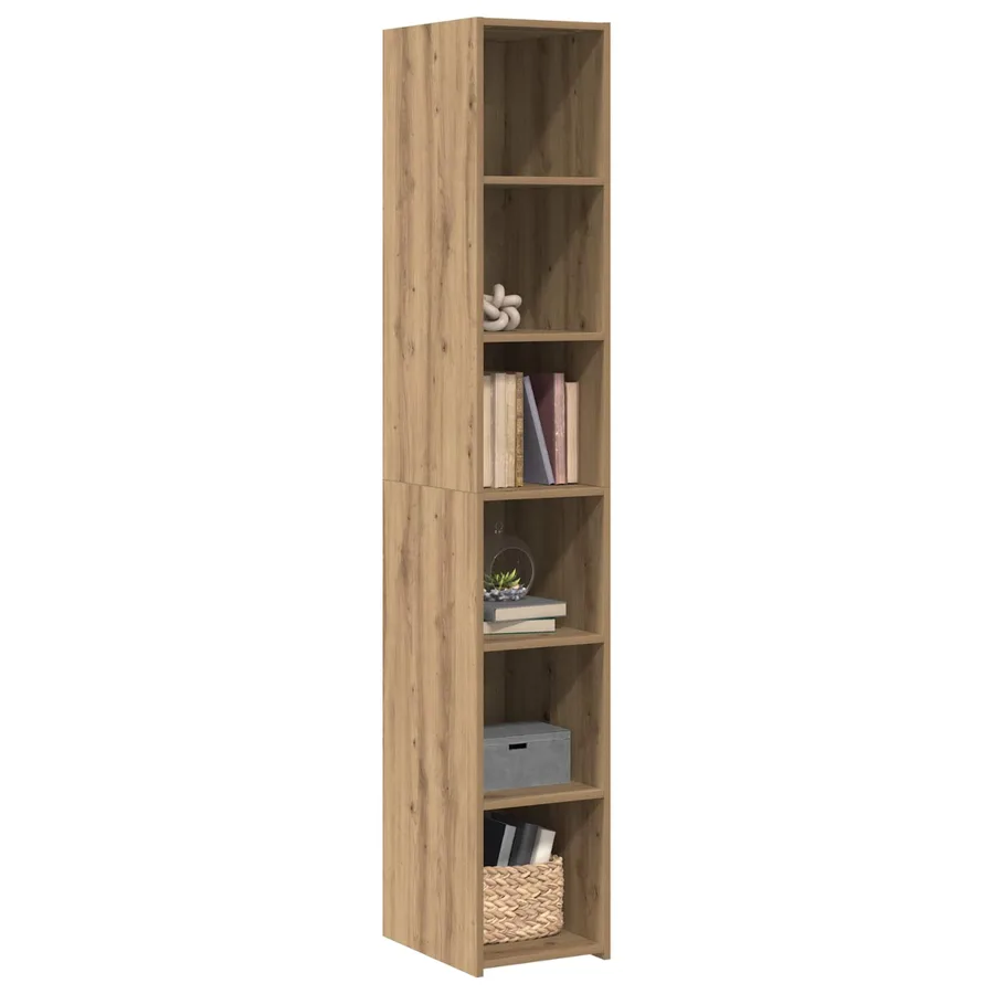Haut Armoire Chêne artisanal 30 x 41 x 185 cm Bois d'ingénierie - 3