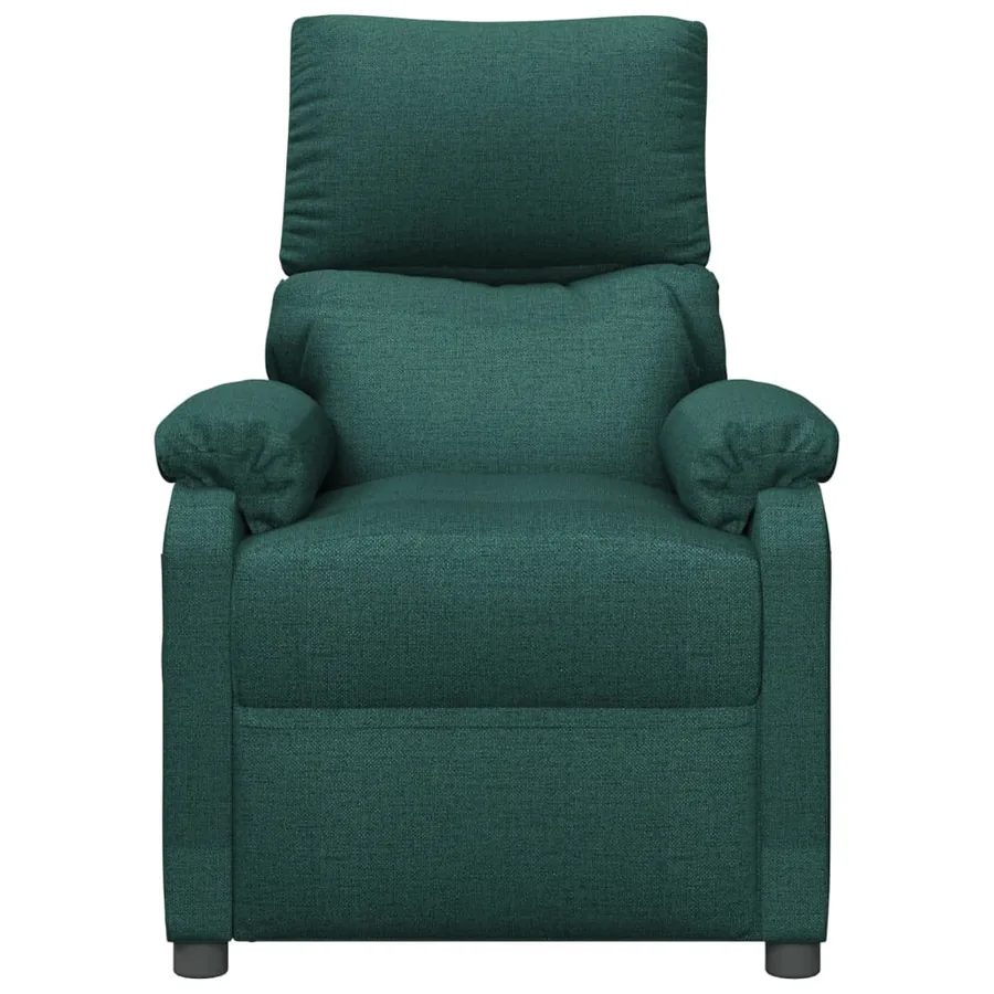Fauteuil inclinable électrique Vert foncé Tissu - 4