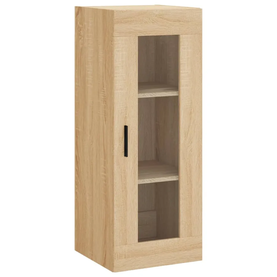 Buffet haut Chêne sonoma 34,5x34x180 cm Bois d'ingénierie - 6