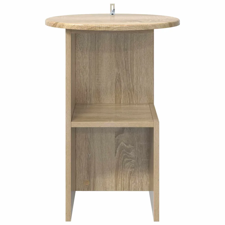 Table d'appoint Chêne Sonoma Ø 39,5 x 55 cm Bois d'ingénierie - 5