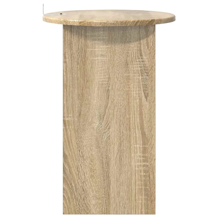 Table d'appoint Chêne Sonoma Ø 39,5 x 55 cm Bois d'ingénierie - 6