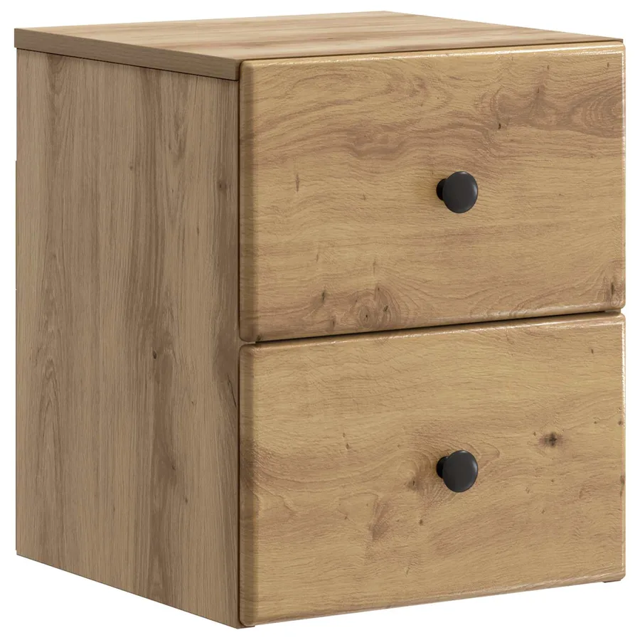 Cabinet de chevet mural 2 pc Chêne artisanal 34,5 x 33 x 40 cm - 5