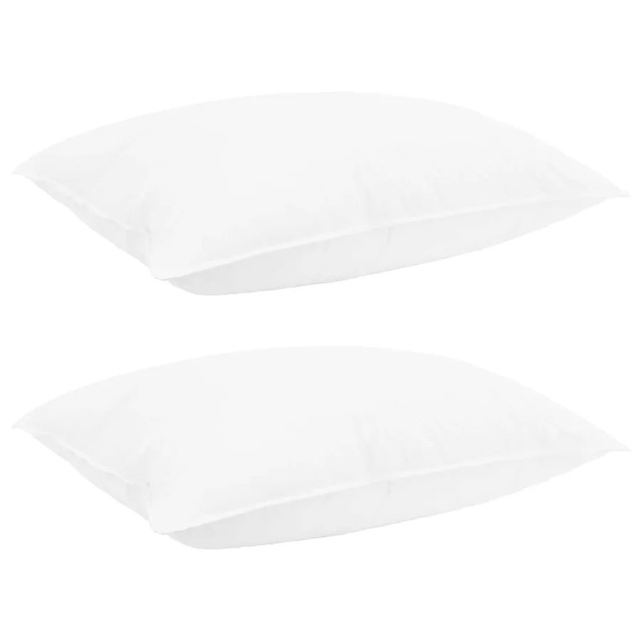 Ensemble de couette Blanc 140 x 220 cm Coton, Bambou, Polyester - 3