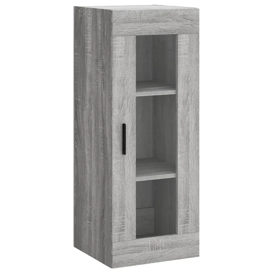 Buffet haut Sonoma gris 34,5x34x180 cm Bois d'ingénierie - 5