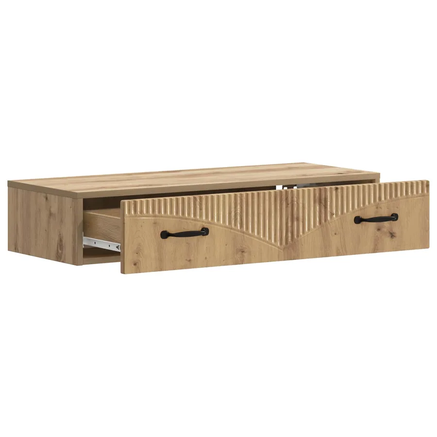 Table d'appoint murale 87,5 x 34,5 x 17 cm Bois d'ingénierie - 4