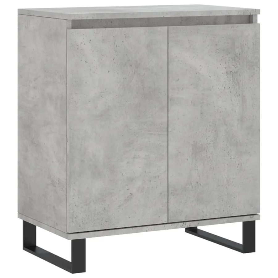 Buffet Gris béton 60x35x70 cm Bois d'ingénierie - 2