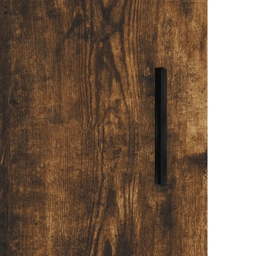 Armoire murale chêne fumé 34,5x34x90 cm - 12
