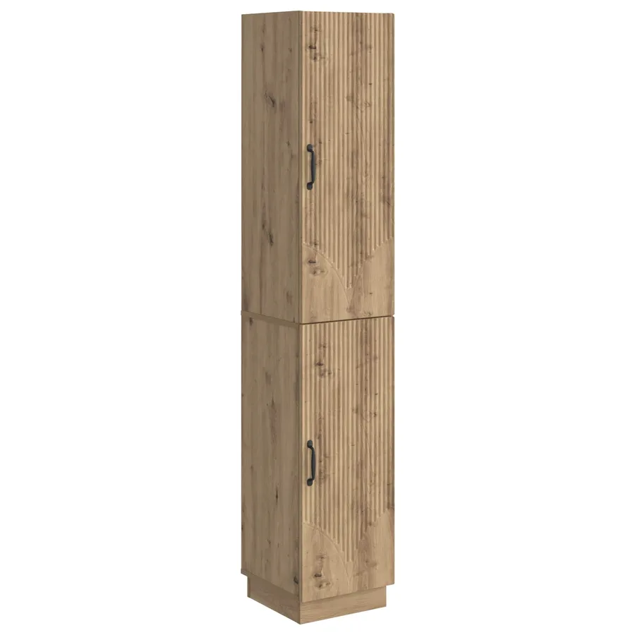 Ensemble de Meubles 2 pc Chêne artisanal Bois d'ingénierie - 2