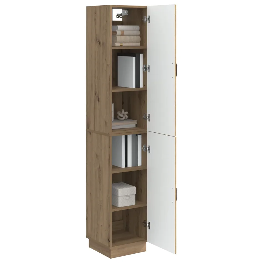Ensemble de Meubles 2 pc Chêne artisanal Bois d'ingénierie - 3
