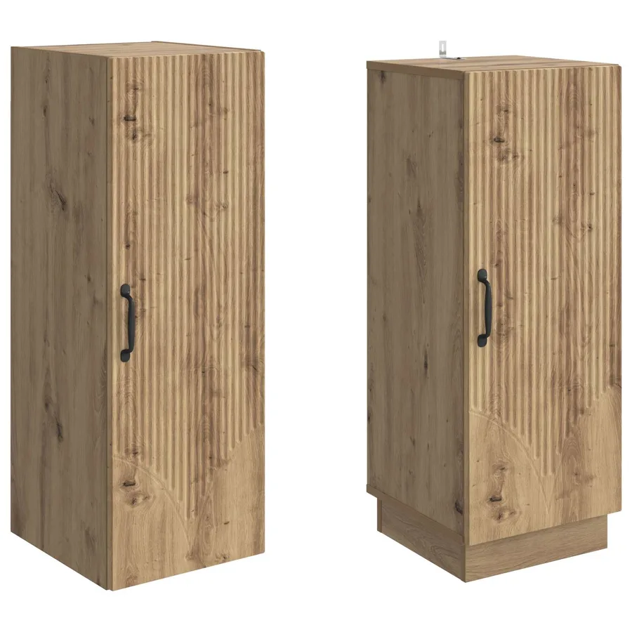 Ensemble de Meubles 2 pc Chêne artisanal Bois d'ingénierie - 4