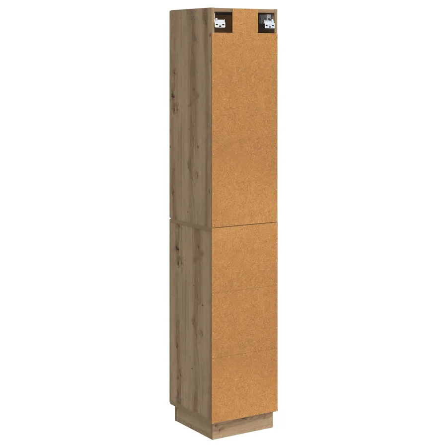 Ensemble de Meubles 2 pc Chêne artisanal Bois d'ingénierie - 7
