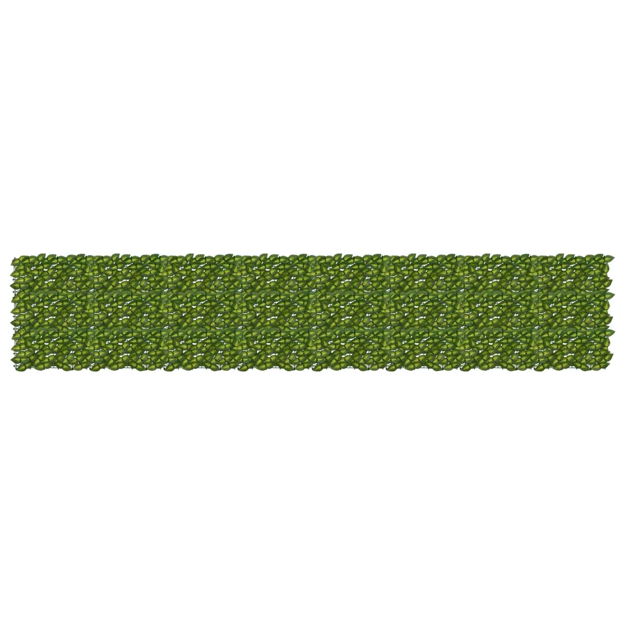 Écran de balcon avec feuilles Vert et jaune 400 x 75 cm