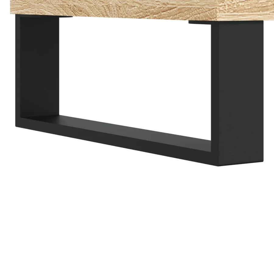 Buffet haut Chêne sonoma 34,5x34x180 cm Bois d'ingénierie - 11