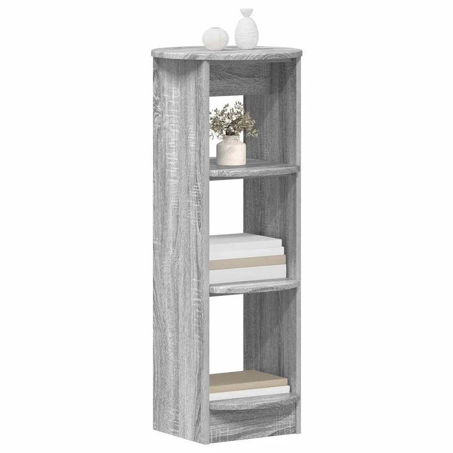 Meuble d'appoint Sonoma gris 40 x 40 x 100 cm Bois d’ingénierie - 3
