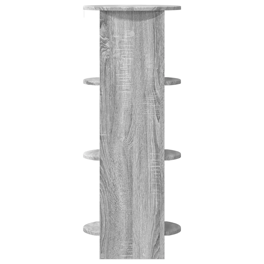 Meuble d'appoint Sonoma gris 40 x 40 x 100 cm Bois d’ingénierie - 5