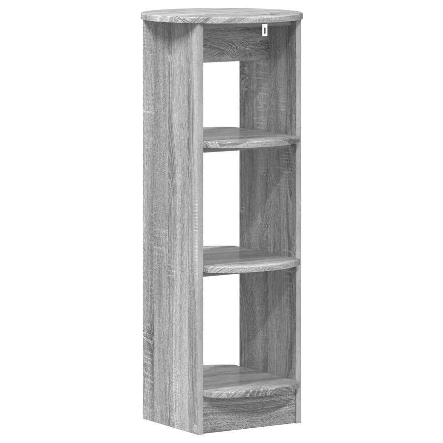 Meuble d'appoint Sonoma gris 40 x 40 x 100 cm Bois d’ingénierie - 6