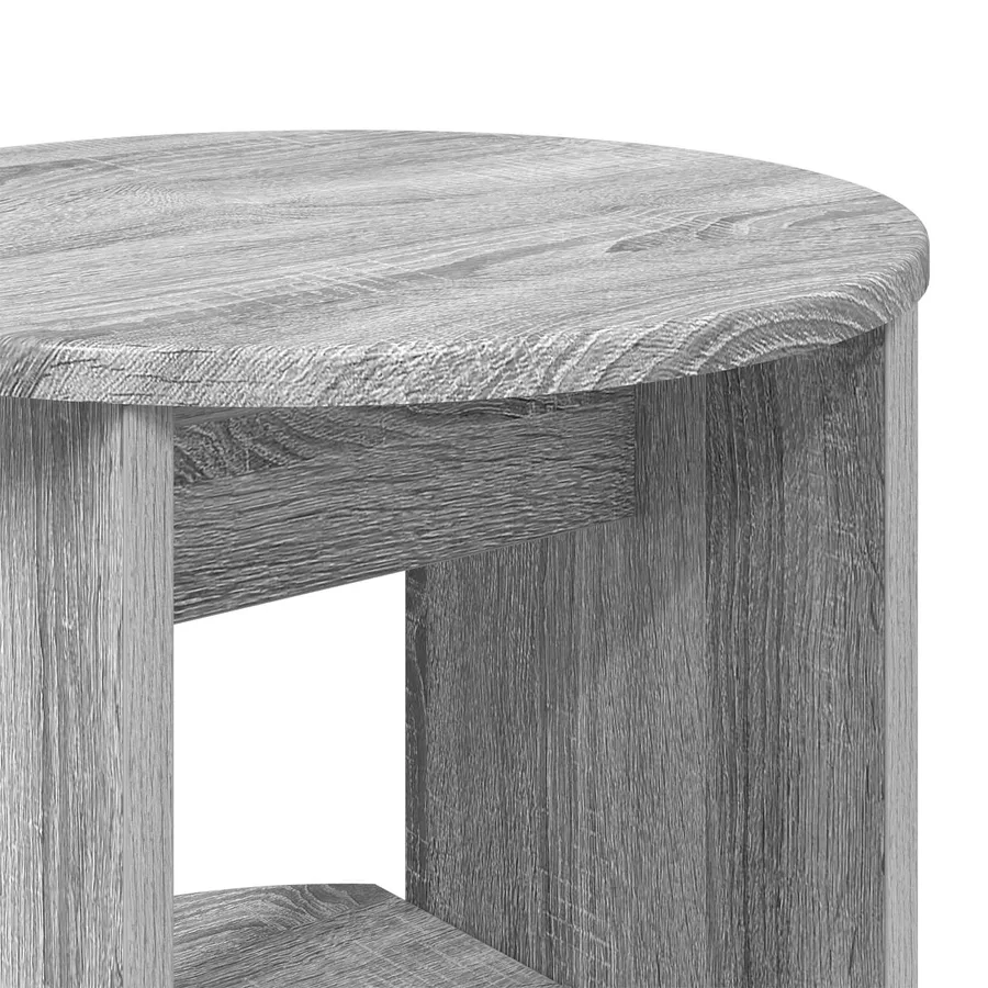 Meuble d'appoint Sonoma gris 40 x 40 x 100 cm Bois d’ingénierie - 8