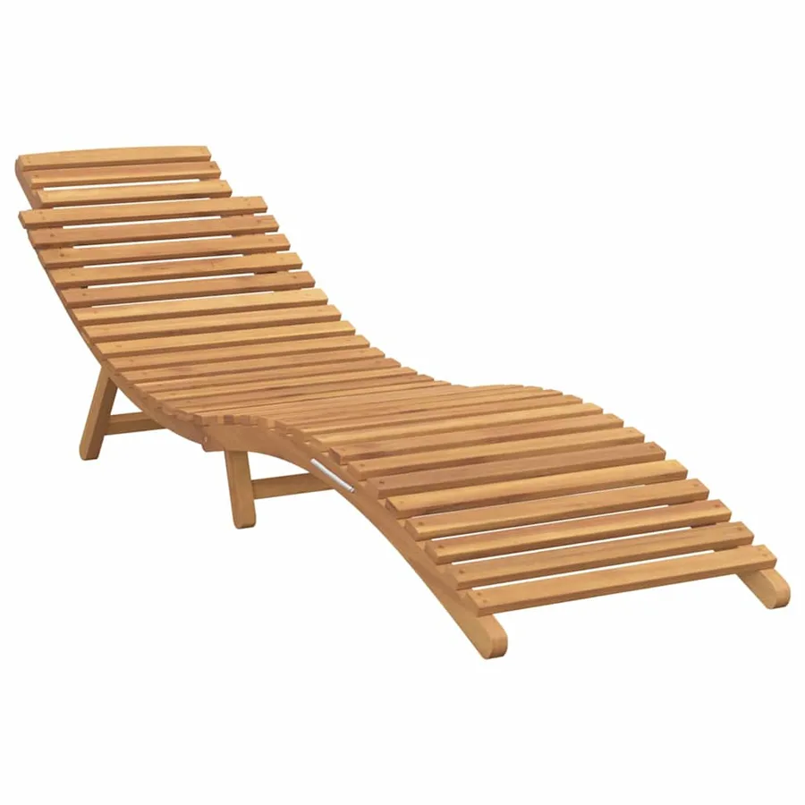 Transat 2 pcs Marron 198 x 55 x 58,5 cm Bois de teck massif - 5