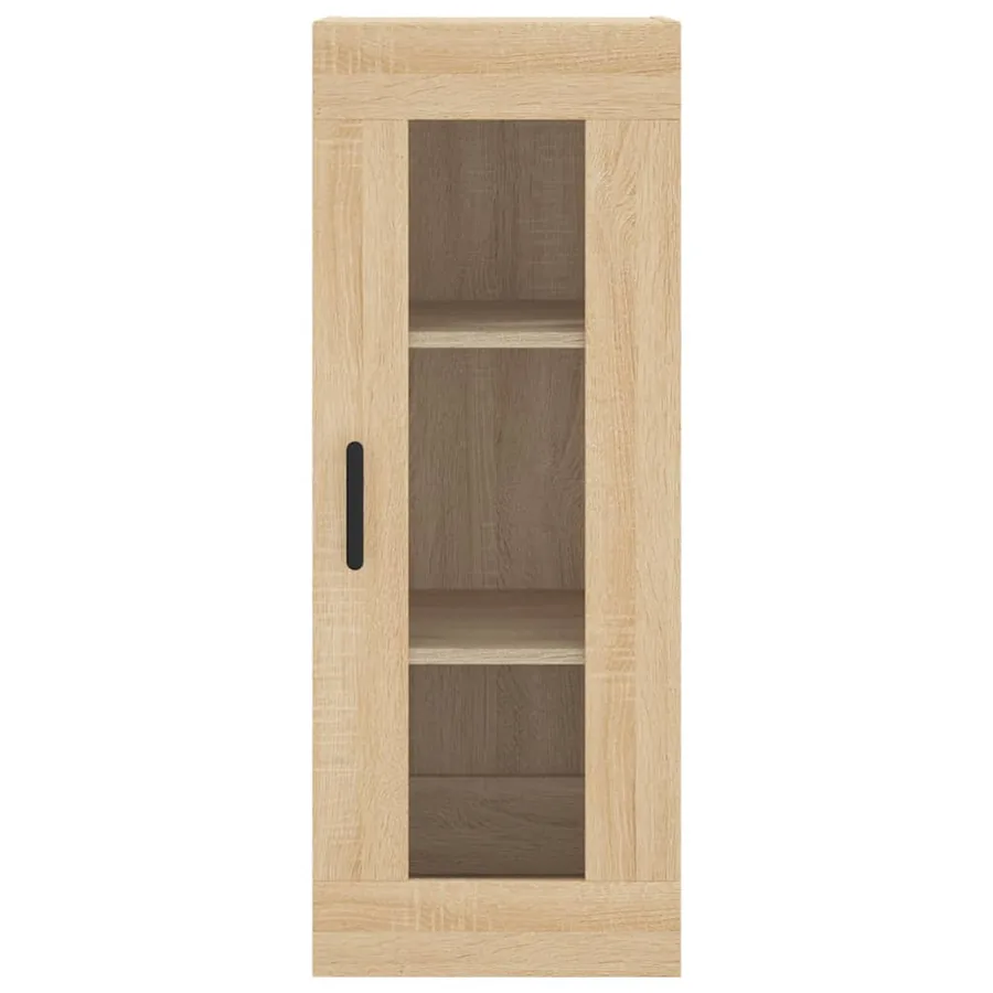 Buffet haut Chêne sonoma 34,5x34x180 cm Bois d'ingénierie - 7