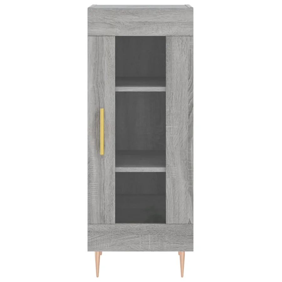 Buffet haut Sonoma gris 34,5x34x180 cm Bois d'ingénierie - 6