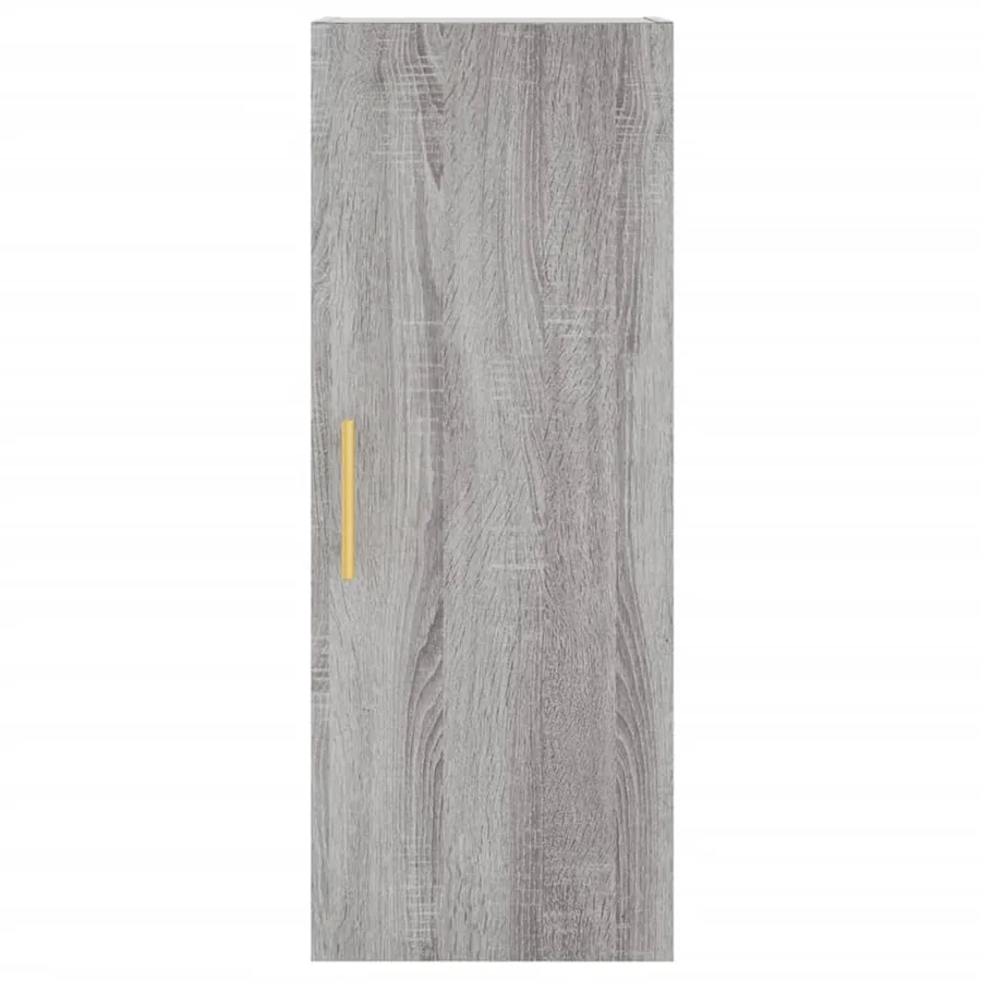 Buffet haut Sonoma gris 34,5x34x180 cm Bois d'ingénierie - 8