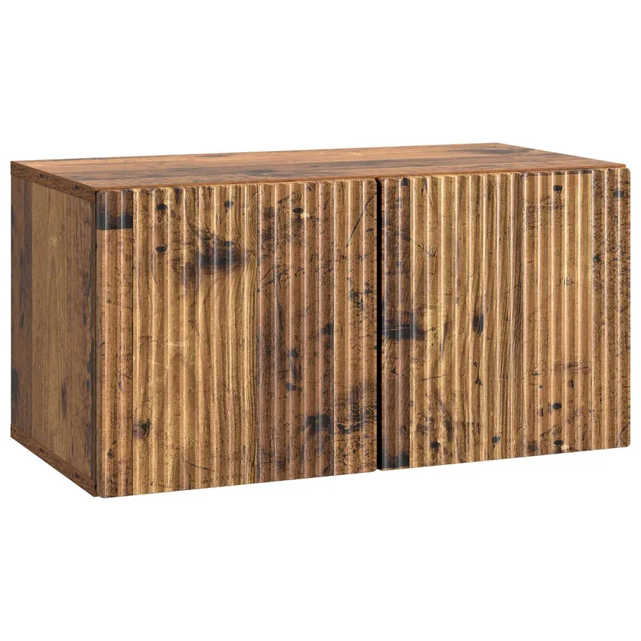 Meuble TV mural Bois ancien 59,5 x 31 x 30 cm Bois d'ingénierie - 2