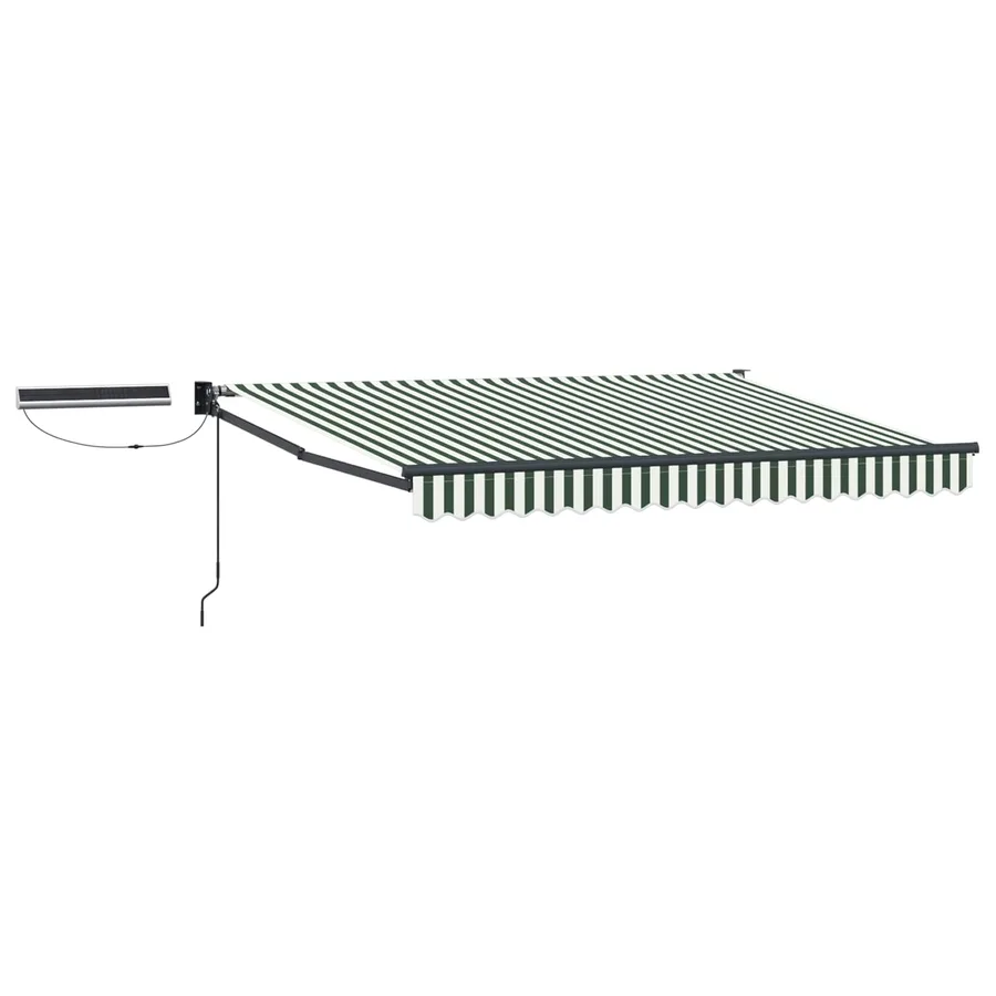 Auvent rétractable électrique Vert, Blanc, Anthracite 3 x 2,5 m - 2