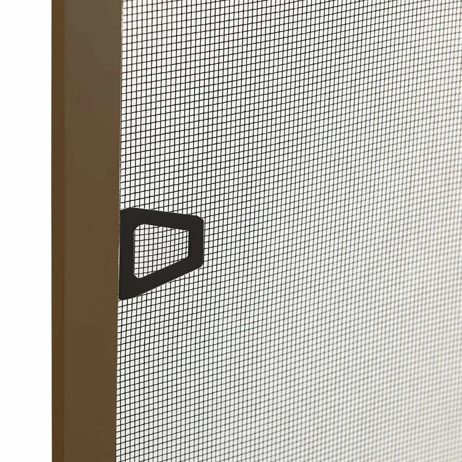 Écran anti-insectes pour fenêtres Marron 130 x 150 cm - 5