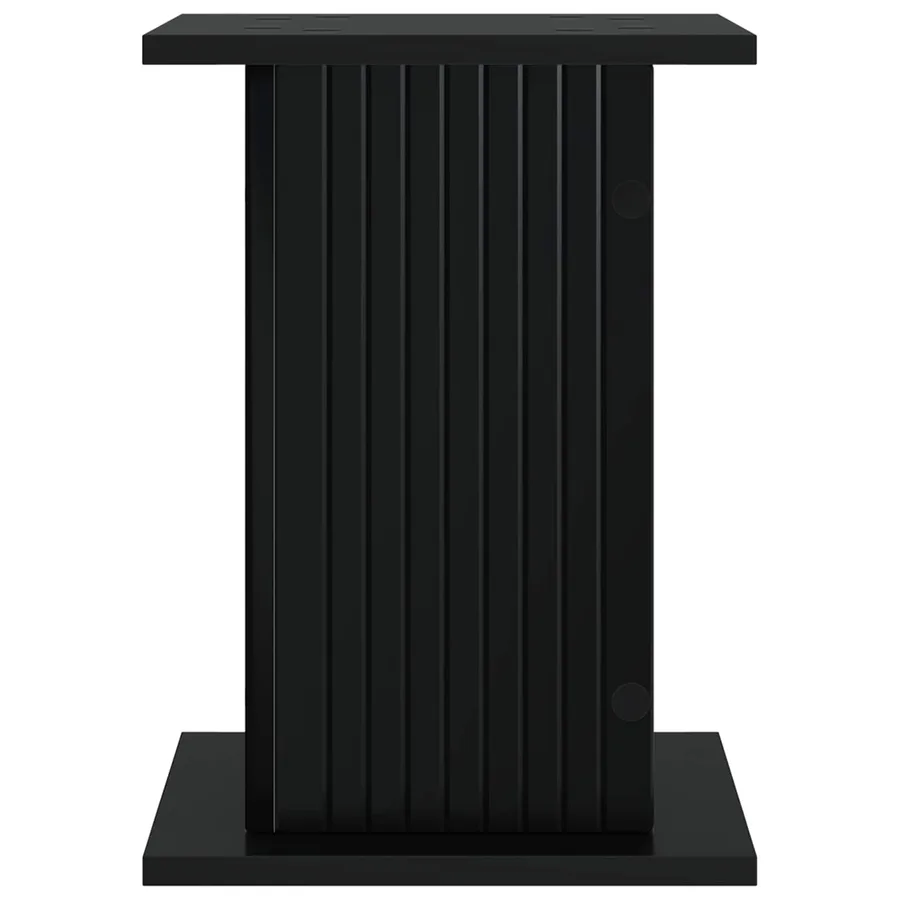 Support de Plante Noir 30,5 x 30 x 43 cm Bois d'ingénierie - 5