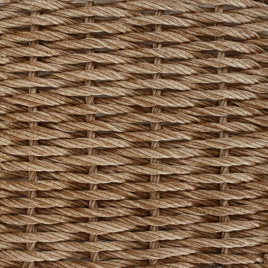 Ensemble de salle à manger pour jardin 3 pcs Beige et crème - 8