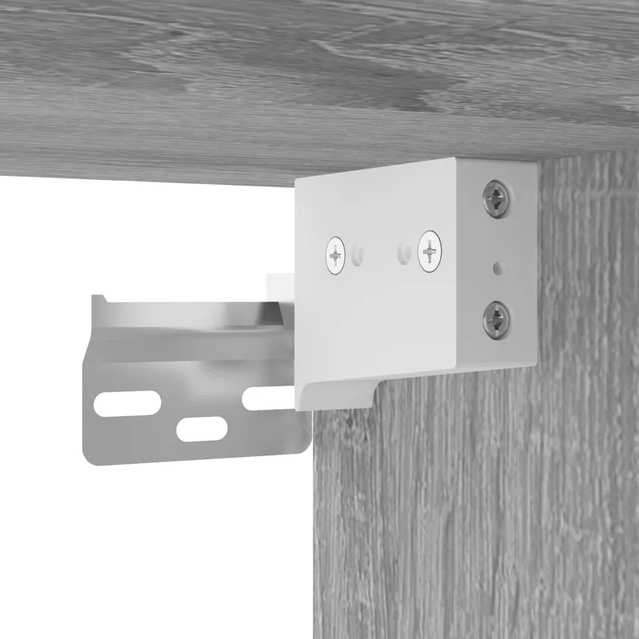 Armoire murale sonoma gris 34,5x34x90 cm - 12