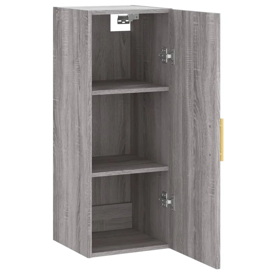 Armoire murale sonoma gris 34,5x34x90 cm - 6