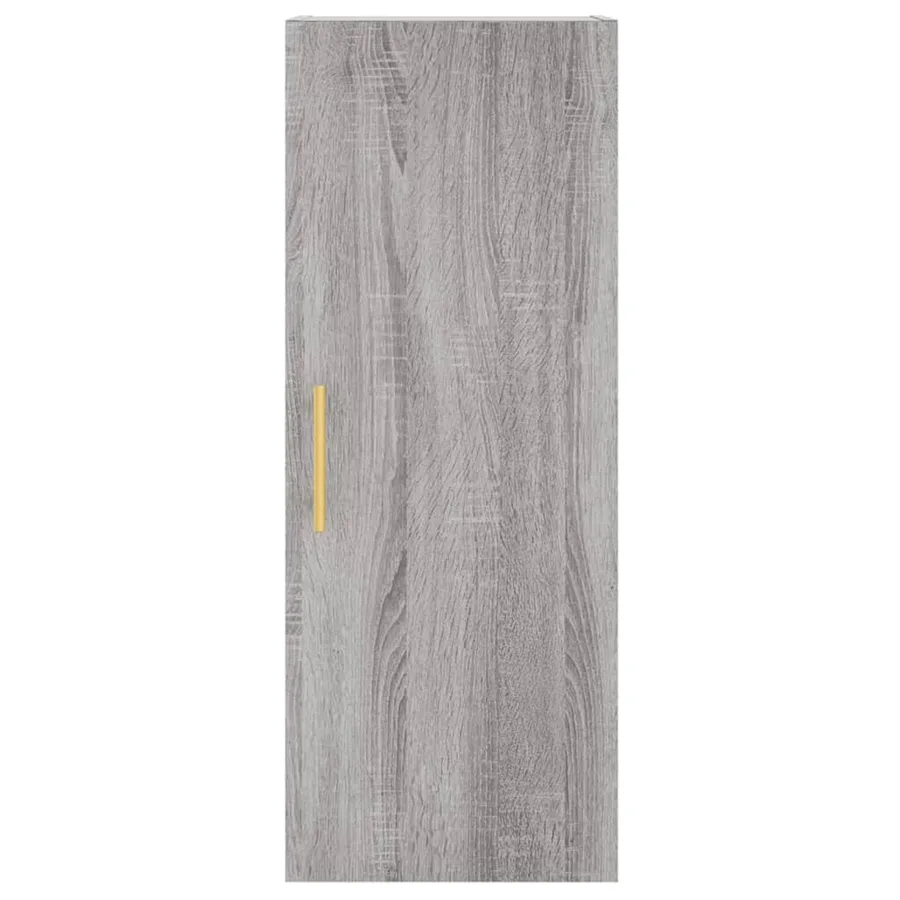 Armoire murale sonoma gris 34,5x34x90 cm - 7